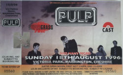 Gary Numan Warrington Ticket 1996